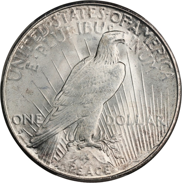 1928-S $1 MS62 CAC thumbnail 4