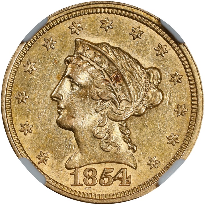 1854 $5  MS thumbnail 6