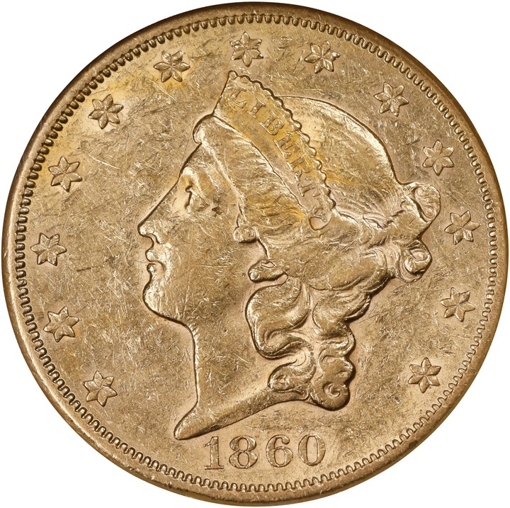 1860-S $20  MS thumbnail 8