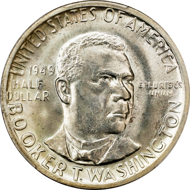 1949 50c Booker T. Washington AU55 thumbnail 23