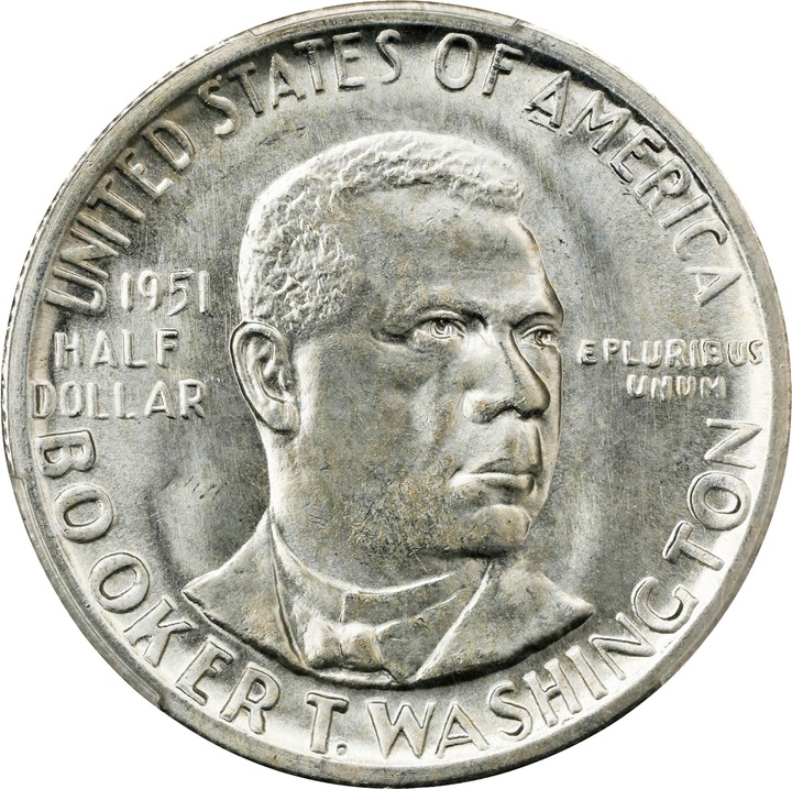 1951-S 50c Booker T. Washington MS67 thumbnail 3