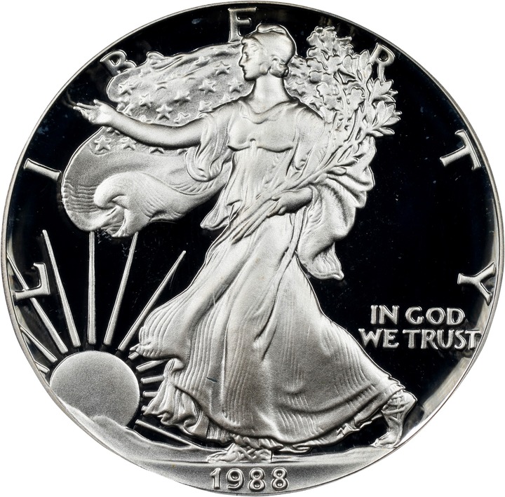 Image for 1988-S $1  Silver Eagle PR DCAM PR70 DCAM