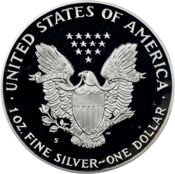 1988-S $1  Silver Eagle PR DCAM PR70 DCAM thumbnail 2