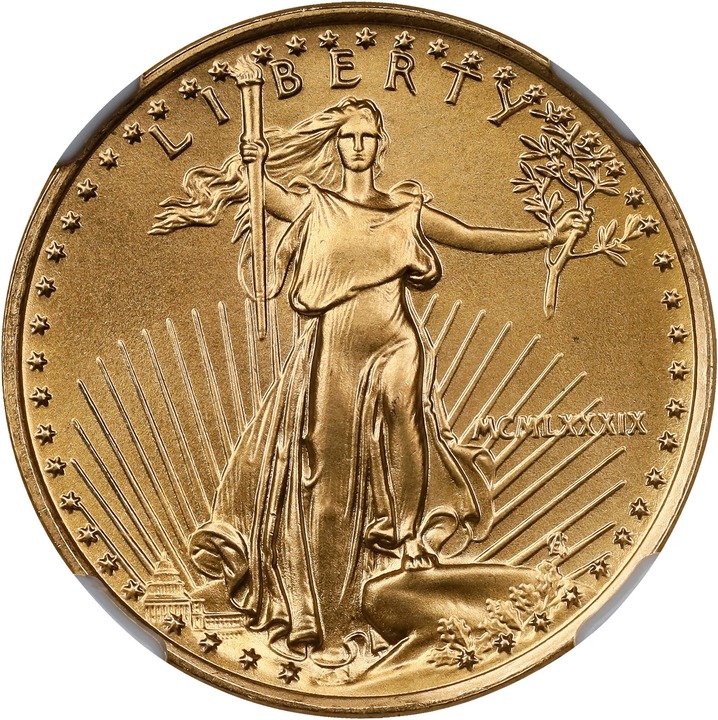 1989 $10  Gold Eagle MS70 thumbnail 9