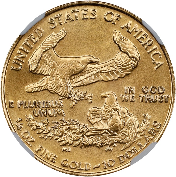 1989 $10  Gold Eagle MS70 thumbnail 10