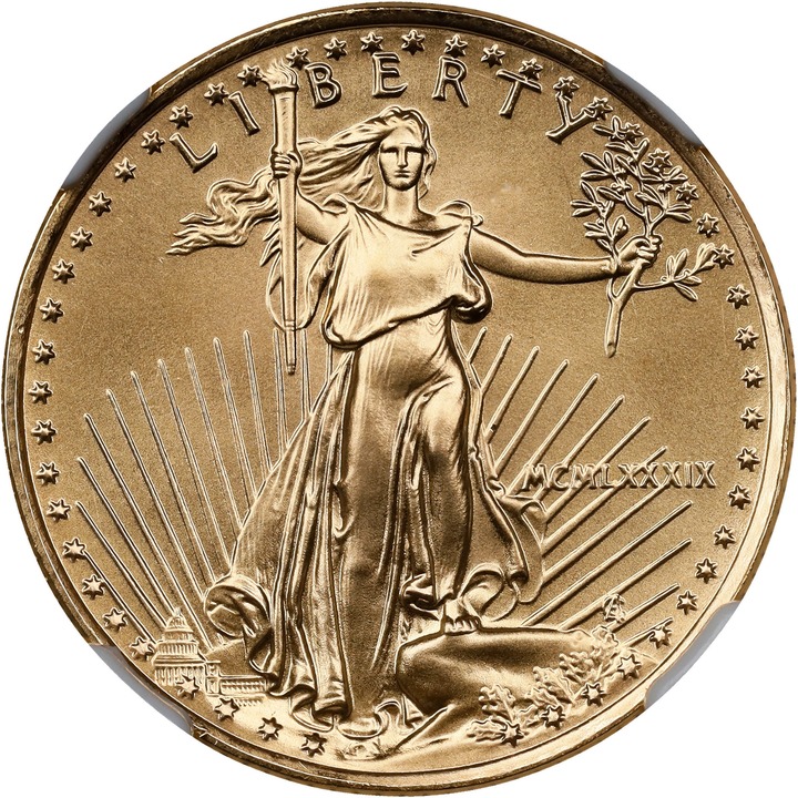 1989 $10  Gold Eagle MS thumbnail 18