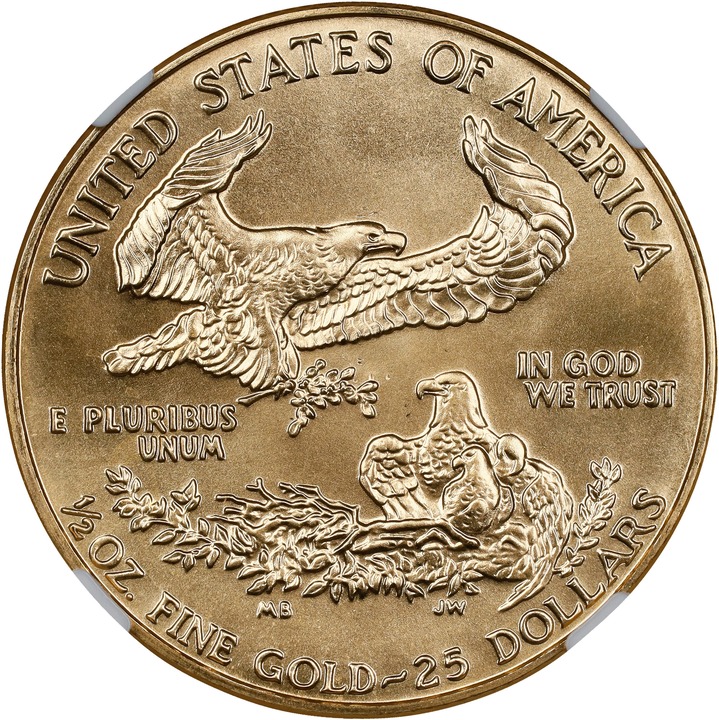 1991 $25  Gold Eagle OGP thumbnail 2