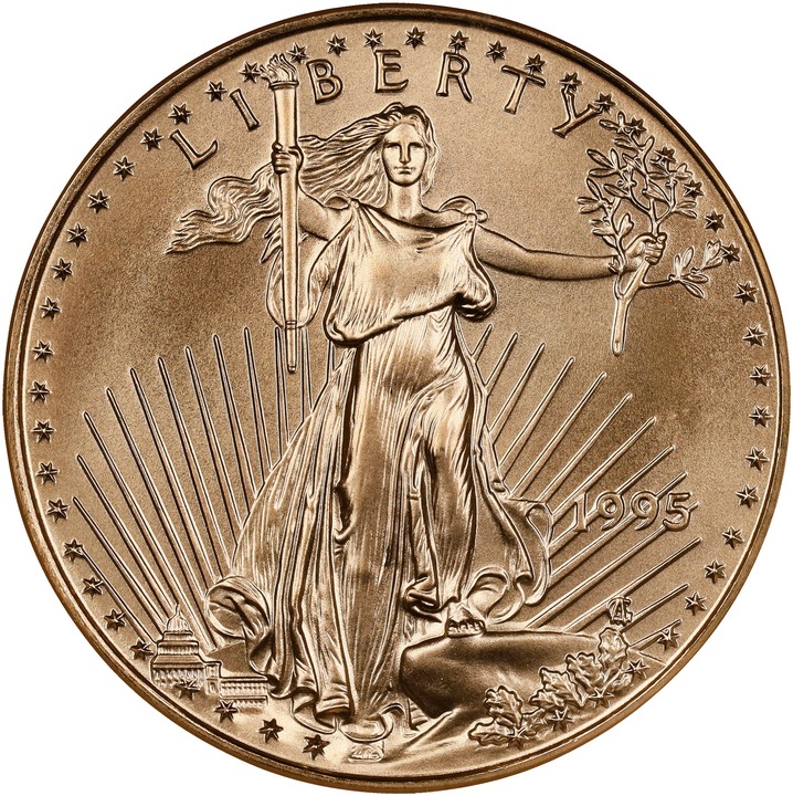 Image for 1995 $25  Gold Eagle MS70