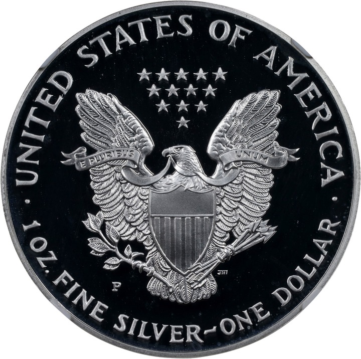 1999-P $1  Silver Eagle PR DCAM PR70 DCAM thumbnail 2
