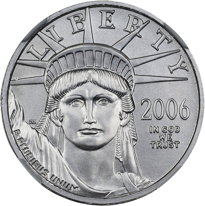 Image for American Platinum Eagle (APE) P$10  1/10 Ounce, 1997-2008 [Type] MS70