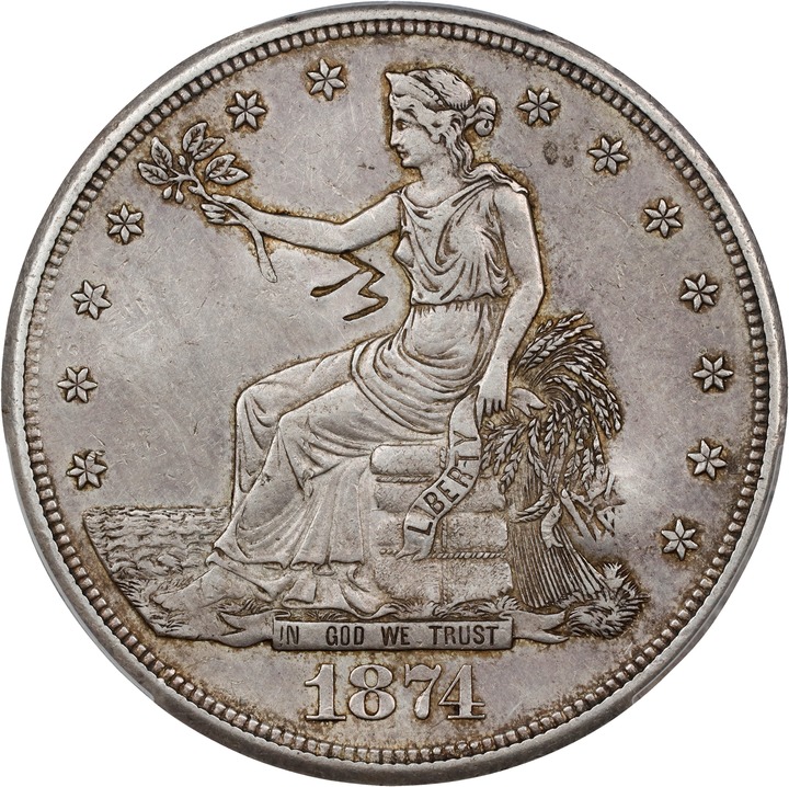 1874-S Trade$ Chopmarked VF25 CAC thumbnail 11