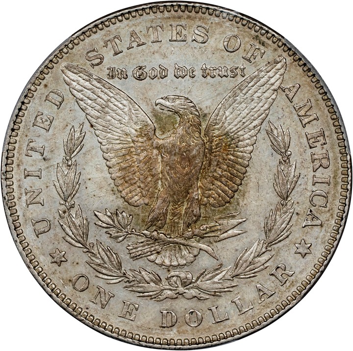 1878 7/8TF $1  Strong, 7/7, VAM-41 AU50 CAC thumbnail 3