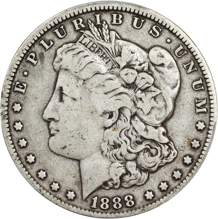 Image for 1888-O $1  Hot Lips, VAM-4 F12 CAC