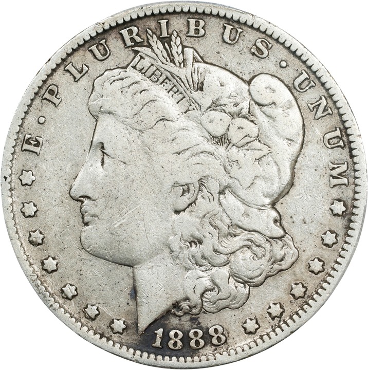 Image for 1888-O $1  Hot Lips, VAM-4 VG10 CAC