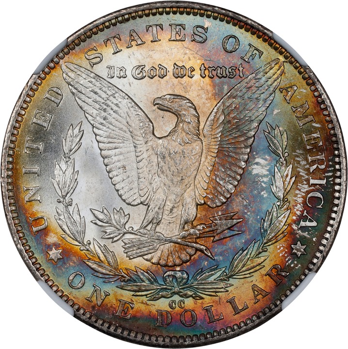 Image for 1891-CC $1  Spitting Eagle, VAM-3 MS62