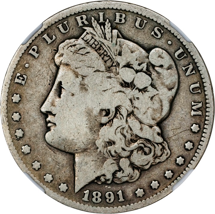 Image for 1891-CC $1  Spitting Eagle, VAM-3 VG10
