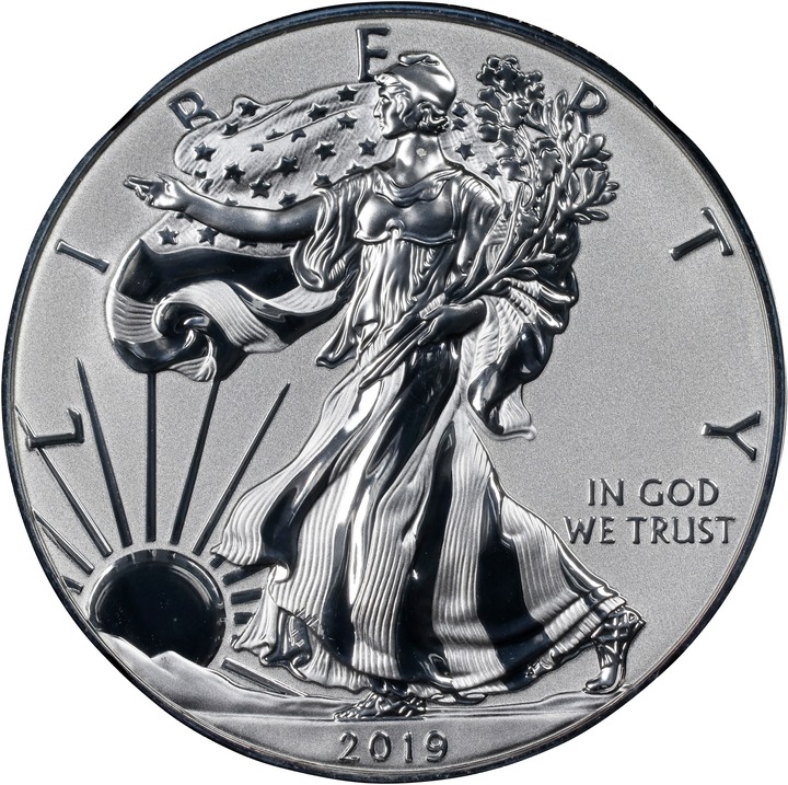 2019-S $1  Silver Eagle, Enhanced Reverse Proof PR70 thumbnail 13