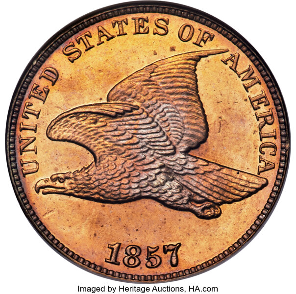 Flying Eagle Cent Set 1c 4 Coins PR thumbnail 6