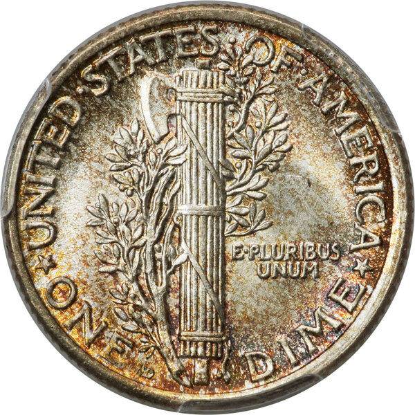 1919-D 10c MS FB MS65 FB thumbnail 2