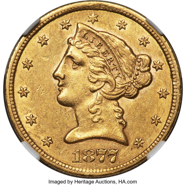 1877-CC $5  MS thumbnail 2