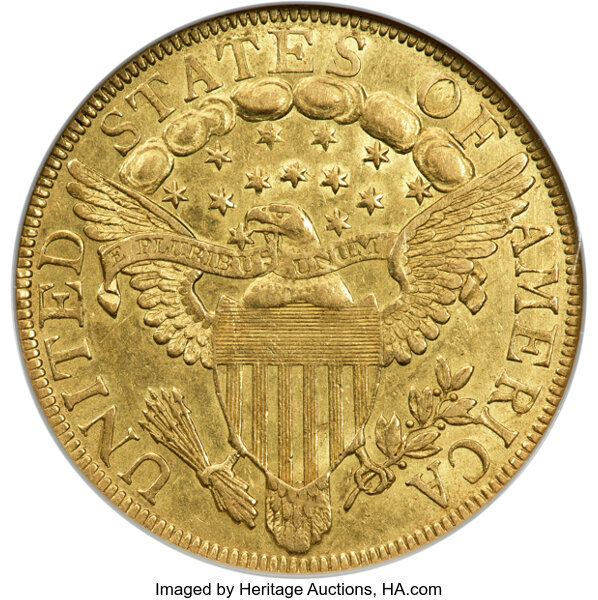 1799 $10  Large Stars Obverse, BD-10 MS thumbnail 9