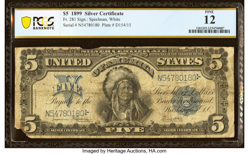 1899 $5  (Fr. 281) thumbnail 3