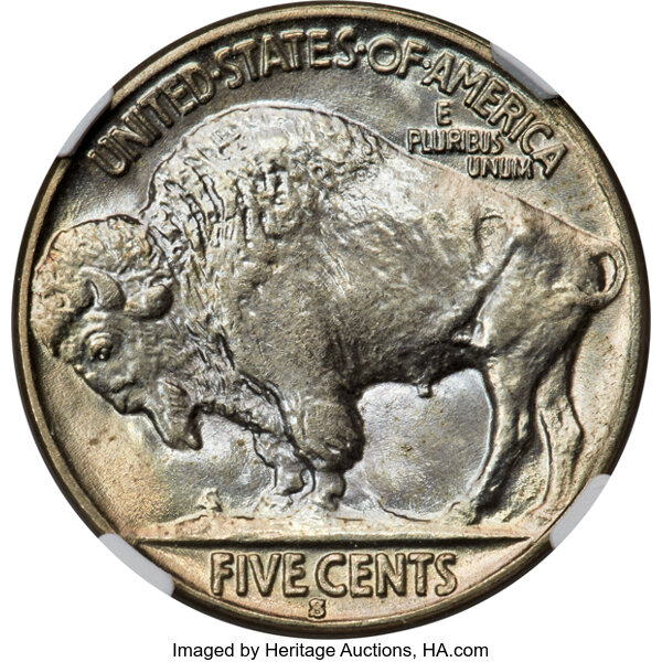 1929-S 5c MS67 CAC thumbnail 2