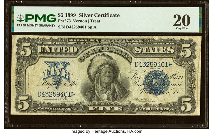 1899 $5  (Fr. 273) thumbnail 3