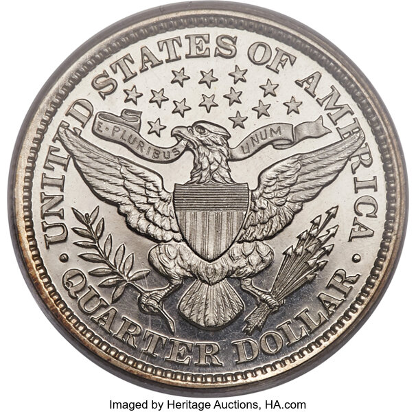Barber Quarter 25c 1892-1915 PR CAM [Type] PR66 CAM thumbnail 6