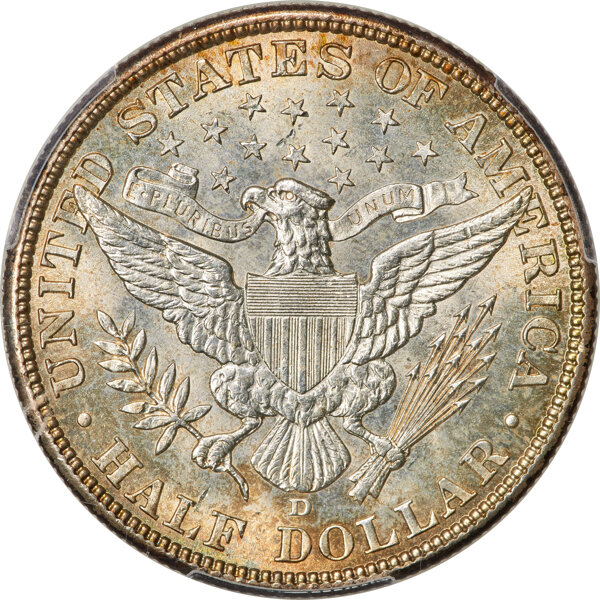 Barber Half Dollar 50c 1892-1915 [Type] MS67 thumbnail 2