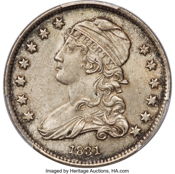 1831 25c Small Letters, B-4 MS thumbnail 2
