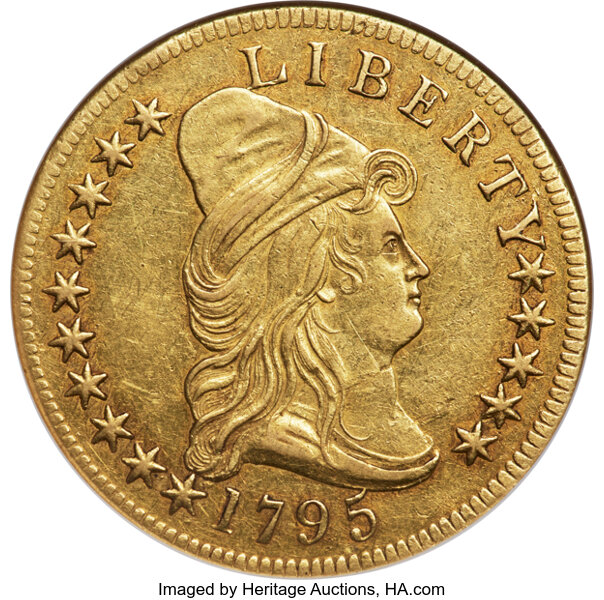 1795 $10  13 Leaves, BD-1 MS thumbnail 3
