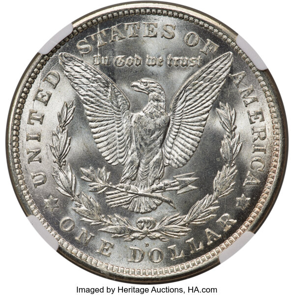 1921-D $1 MS68 CAC thumbnail 2