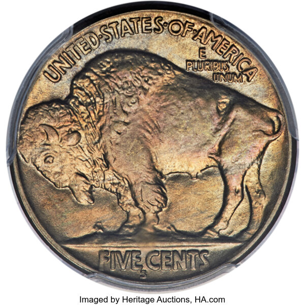 1921-S 5c MS65 CAC thumbnail 2