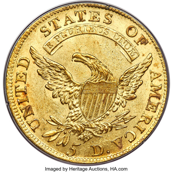 1811 $5  Tall 5, BD-1 MS thumbnail 9