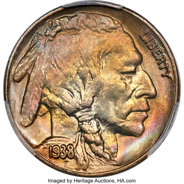 1938-D/S 5c Buffalo, OMM, FS-511 MS thumbnail 4