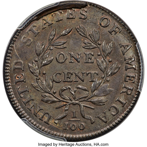 1798 1c 1st Hair Style, S-161  MS BN thumbnail 7