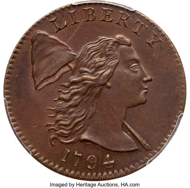 1794 1c Head of 1794, S-21  MS BN thumbnail 2
