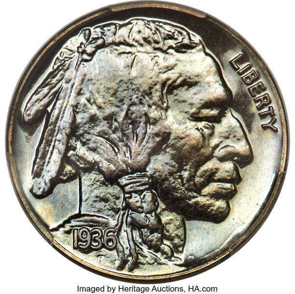 1936 5c Brilliant Finish PR thumbnail 3