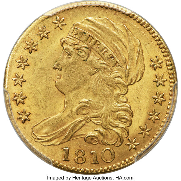 1810 $5  Large Date, Large 5, BD-4 MS thumbnail 3