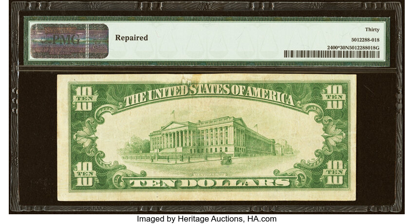1928 $10  Star Replacement (Fr. 2400*) thumbnail 9