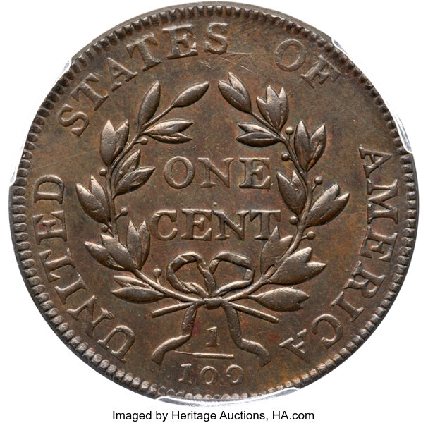 1802 1c Normal Reverse, S-225  MS BN thumbnail 5