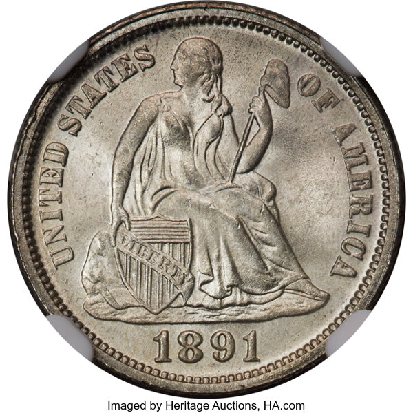 1891-O 10c MS thumbnail 3