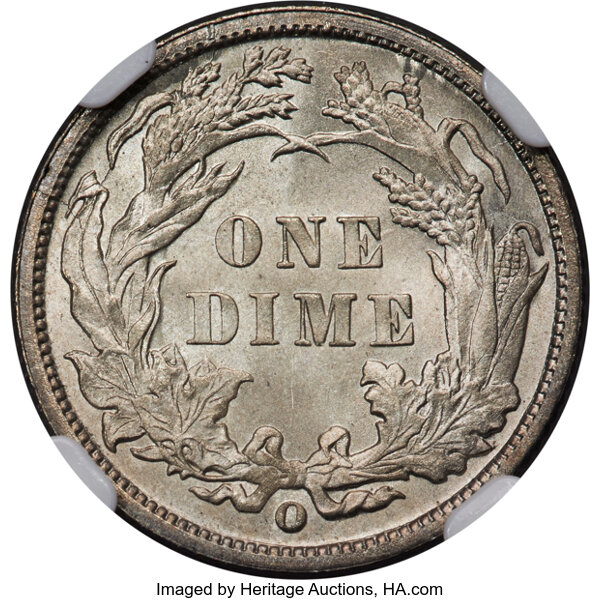 1891-O 10c MS67 thumbnail 2