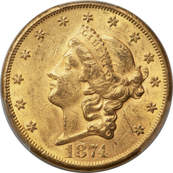 1874-CC $20  MS thumbnail 5