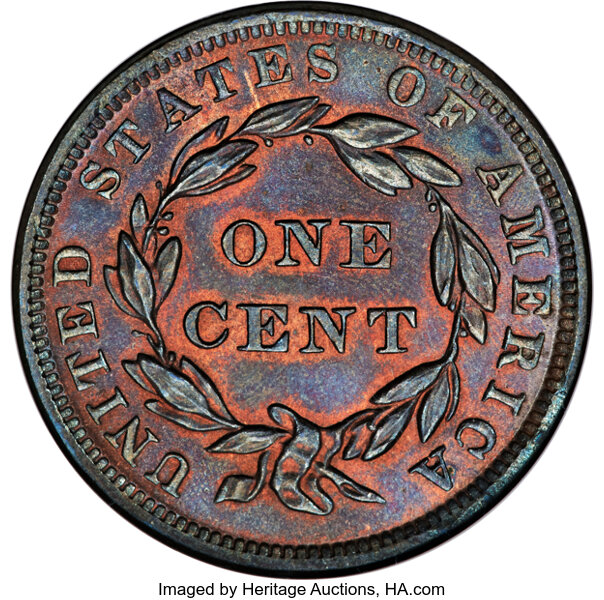 1839 1c Booby Head, N-11 MS RB thumbnail 3