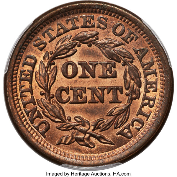 1853 1c N-25 MS RD thumbnail 4