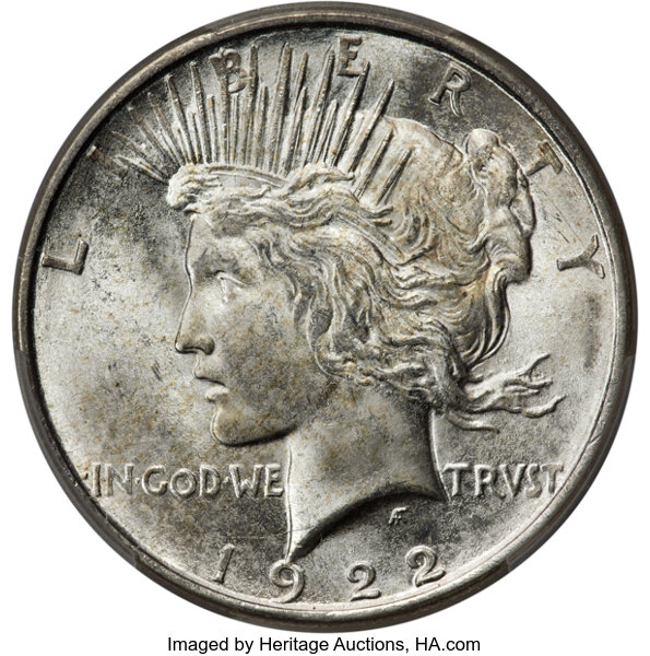 1922-D $1  MS thumbnail 4