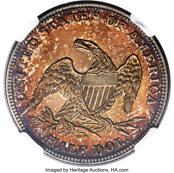 1839-O/O 50c Reeded Edge, RPM, GR-1 MS thumbnail 14