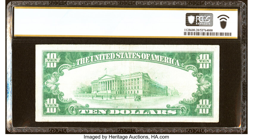 1928 $10  Star Replacement (Fr. 2400*) thumbnail 8